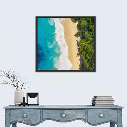 Aerial Sea Beach Wall Art