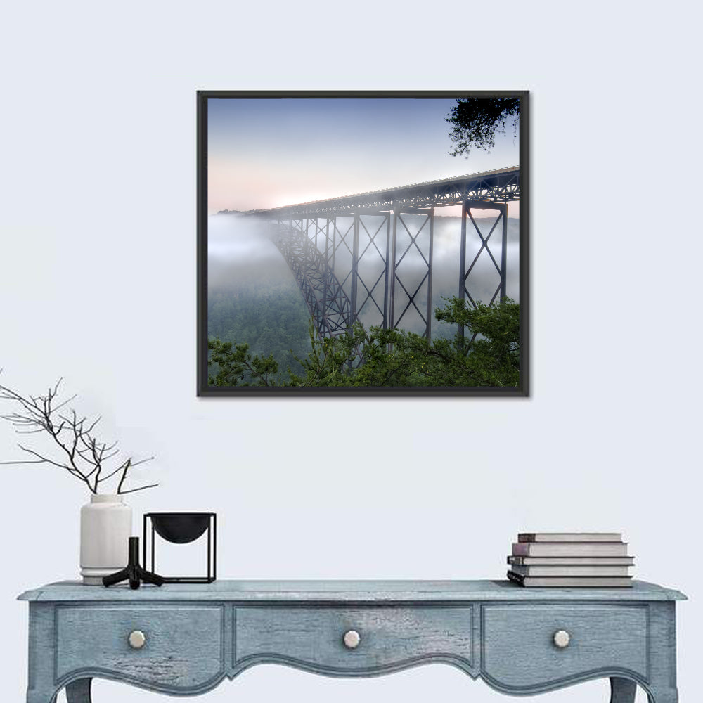 New River Gorge Bridge at Dawn Wall Art