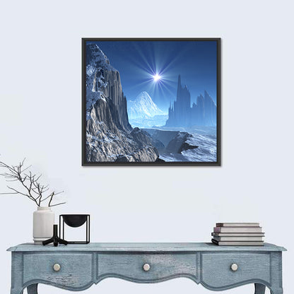 Frozen Alien World Wall Art