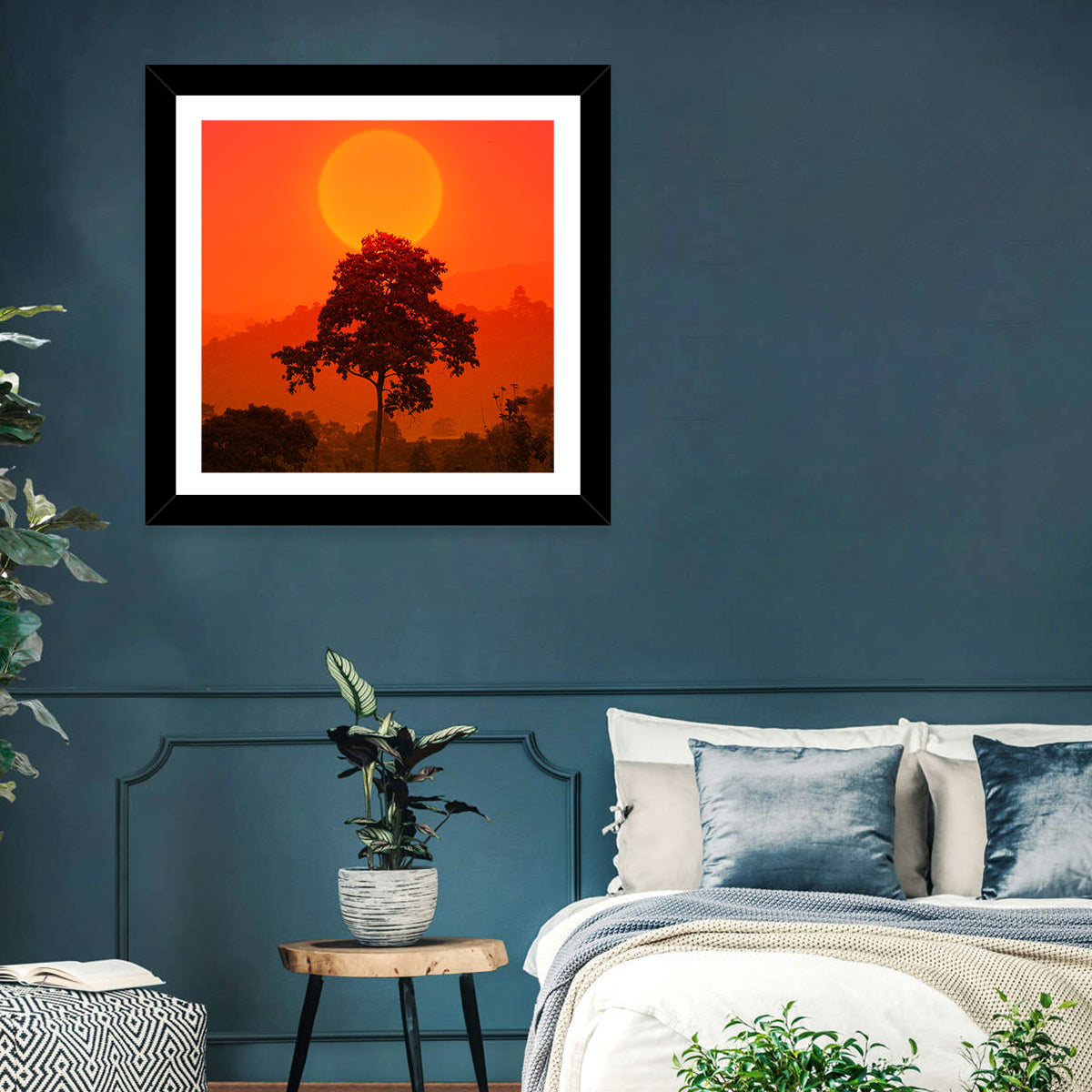 African Summer Sunset Wall Art