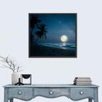 Palm Beach Moonset Wall Art