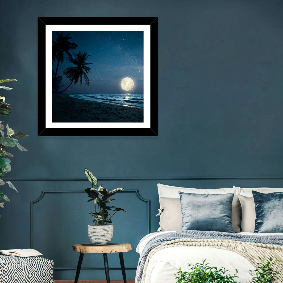 Palm Beach Moonset Wall Art