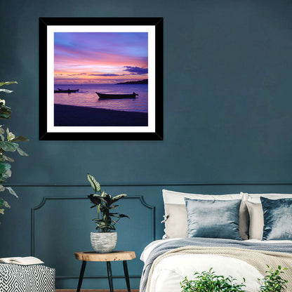 Malolo Island Sunset Wall Art
