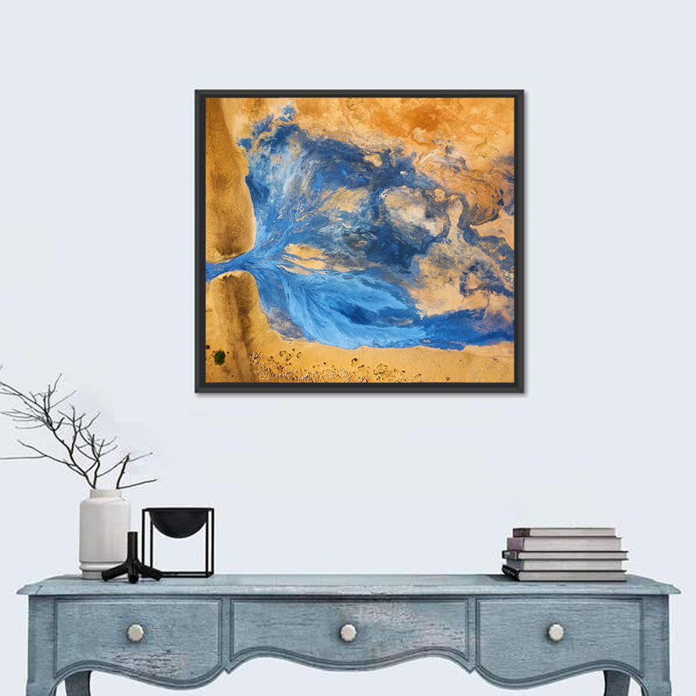 Geysers Valley Aerial View Wall Art
