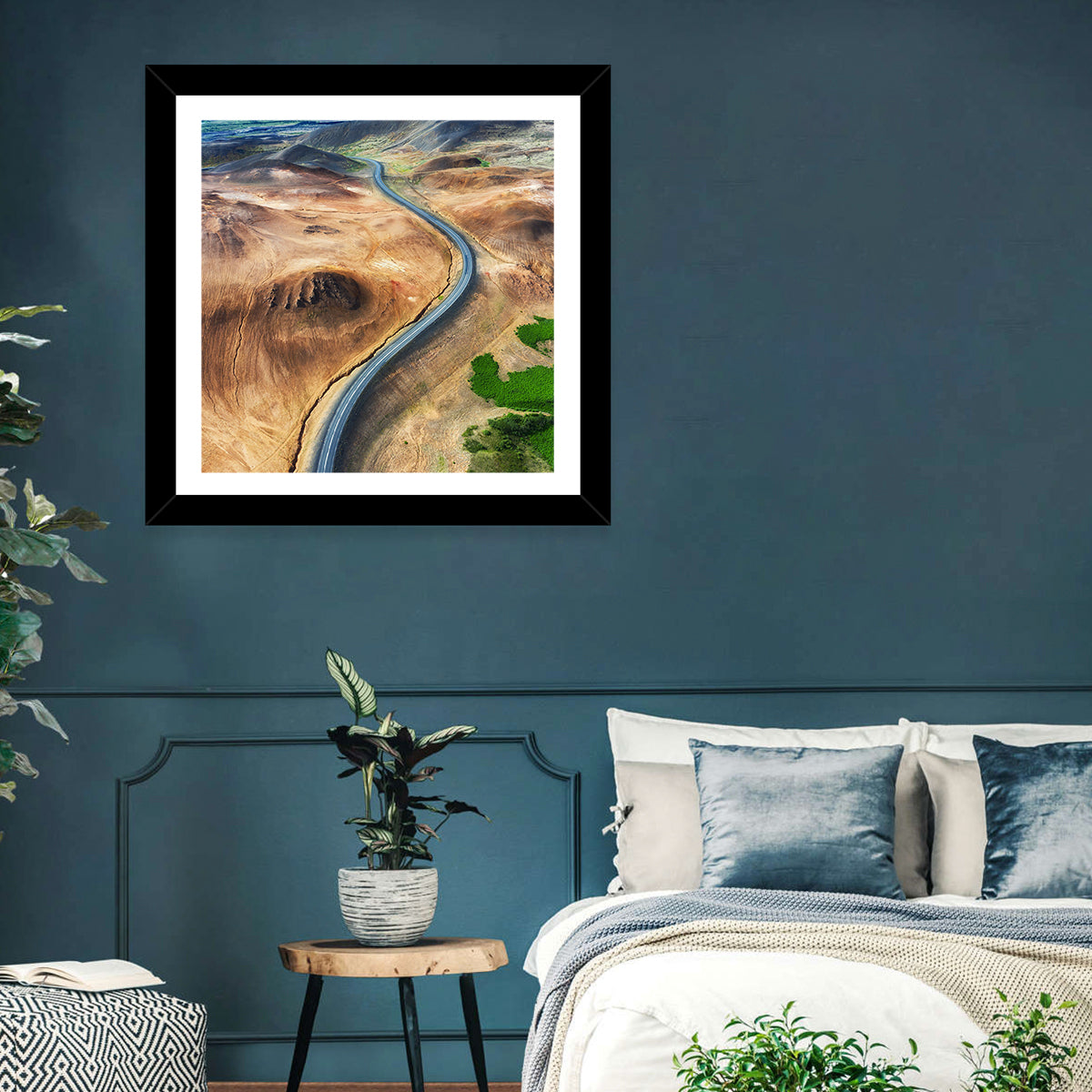 Winding Road in Geysers Valley Wall Art