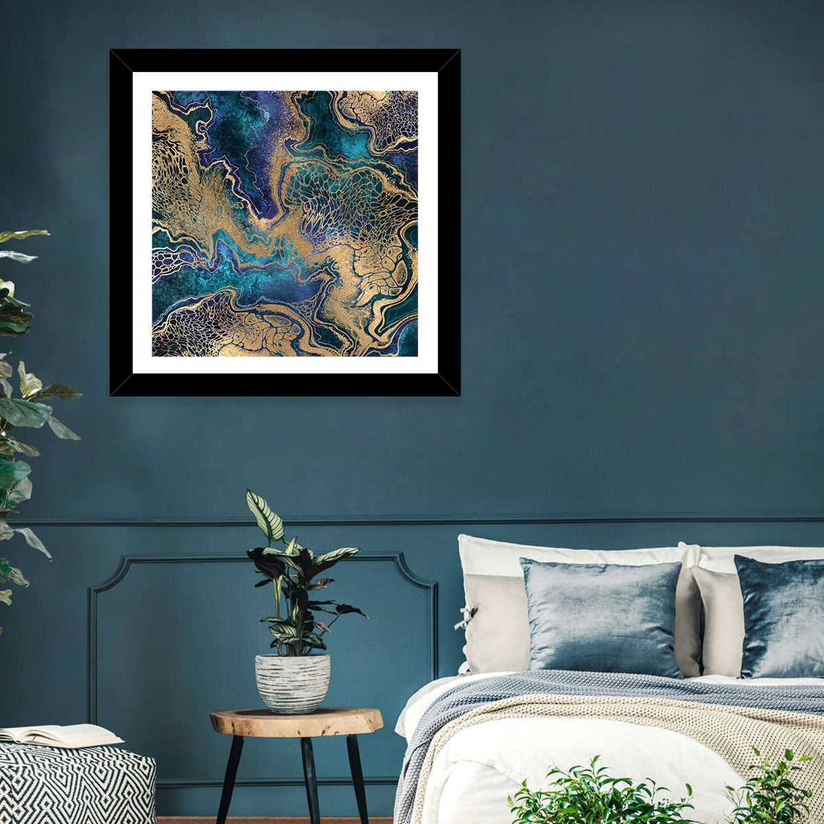 Gilded Geode Abstract Wall Art