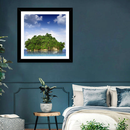 Small Tropical Island Wall Art