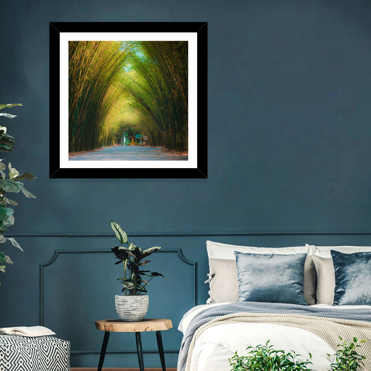 Bamboo Trees Tunnel Wall Art