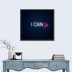 I Can Neon Sign Wall Art