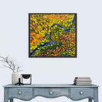 Winding Autumn River Wall Art