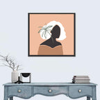 Modern Woman Silhouette Wall Art