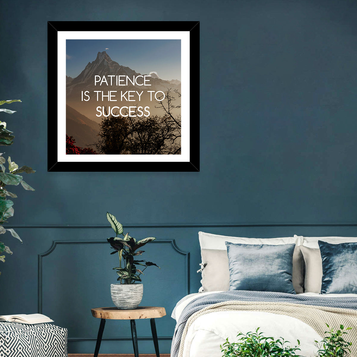 Patience Key to Success Wall Art