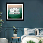 Dream Big Set Goals Wall Art