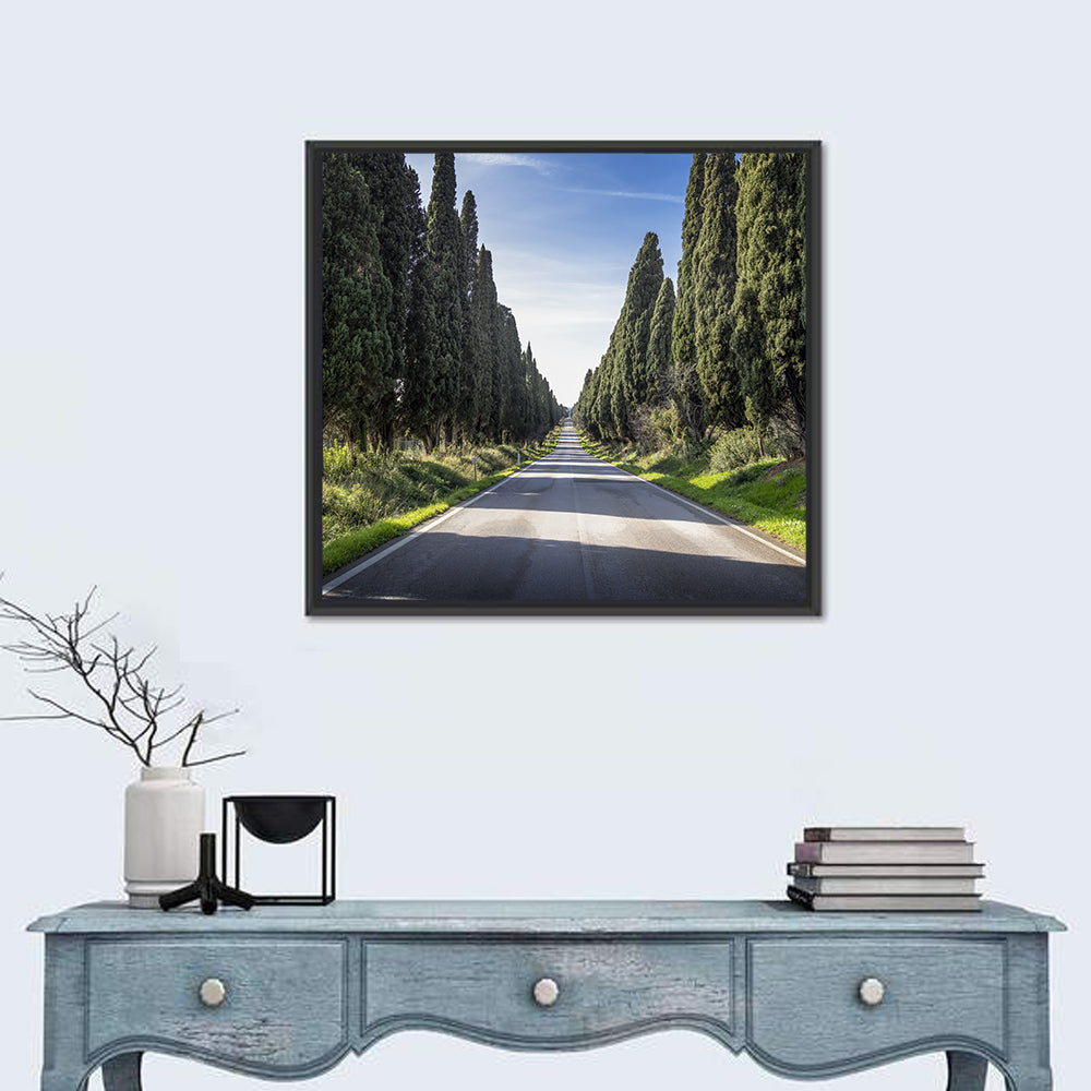 Avenue of Cypress Trees Wall Art