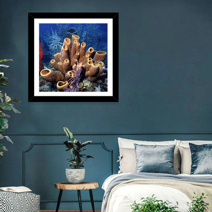Belize Reef Sponges Wall Art