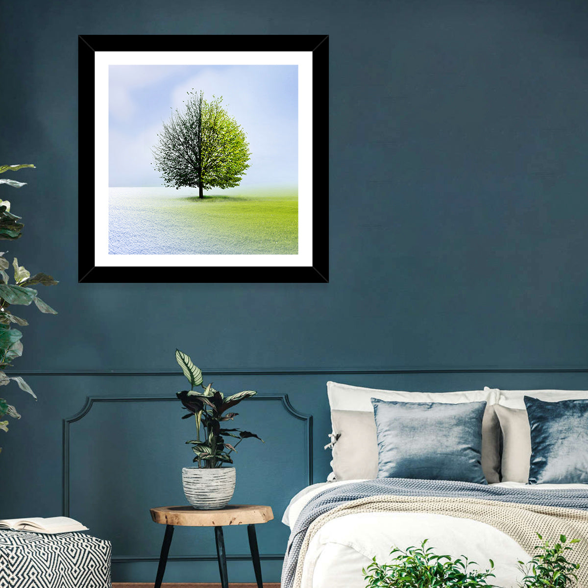 Winter To Spring Season Wall Art