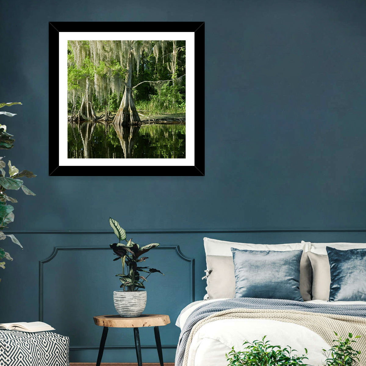 Bald Cypress in Swamp Wall Art