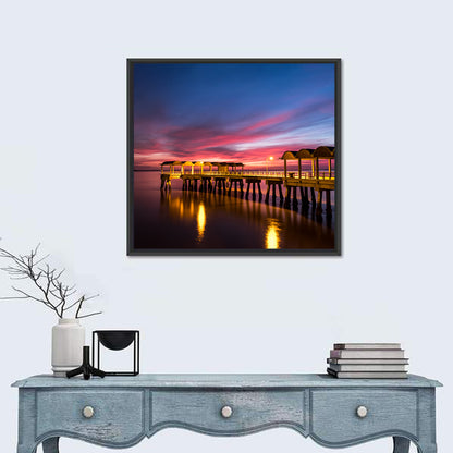 Jekyll Island Pier Wall Art