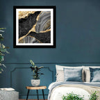 Gold River Abstract Wall Art