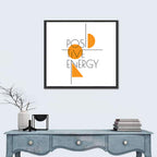 Positive Energy Typography Wall Art
