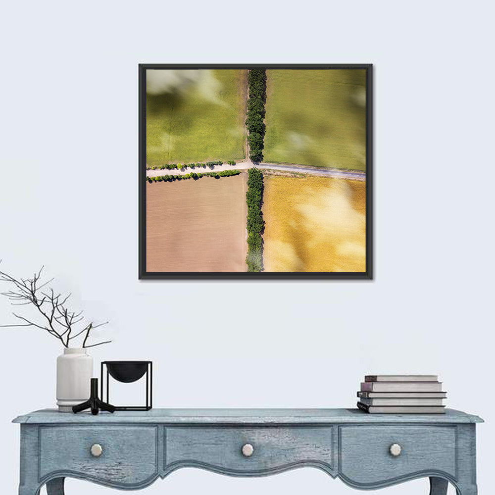 Agricultural Fields Wall Art