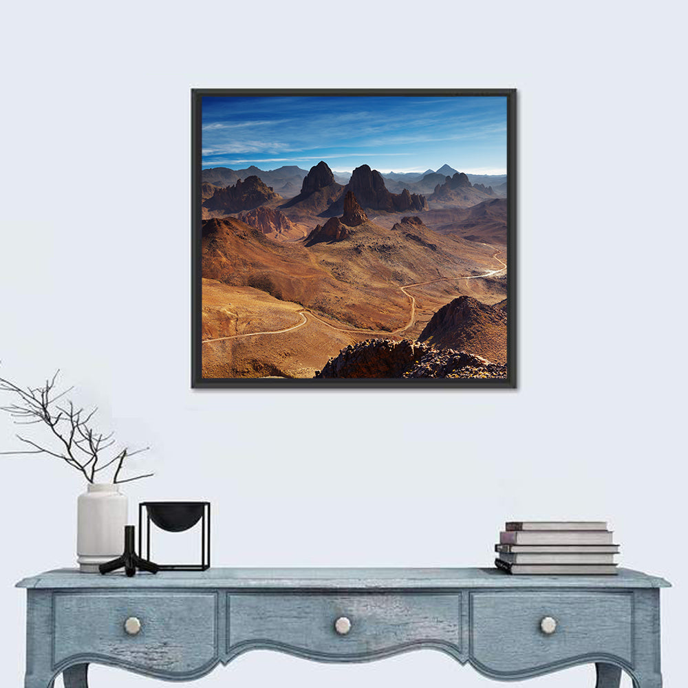Hoggar Mountain Road Wall Art