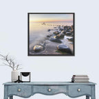 Michigan Shoreline Pilings Wall Art