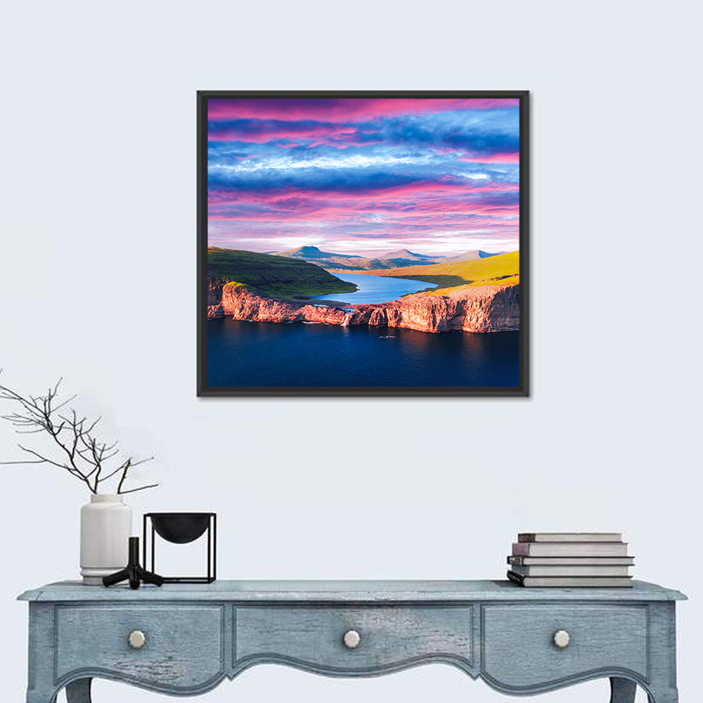 Vagar Island Sunset Wall Art