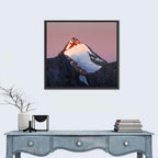 Mount Chimtarga Alpenglow Wall Art