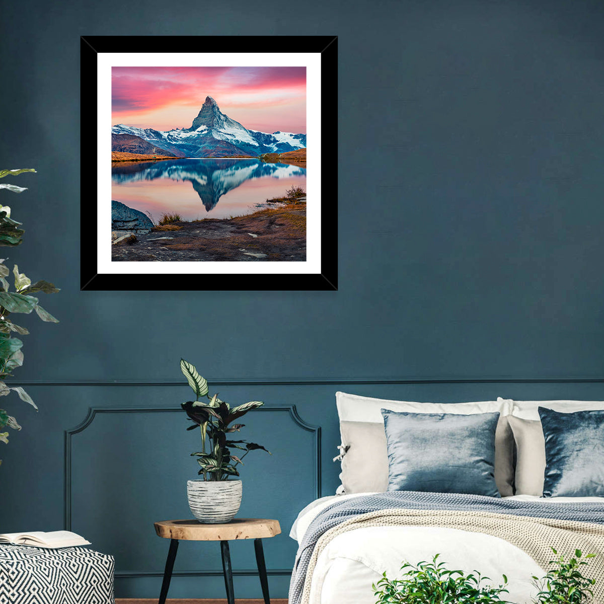 Matterhorn Reflection at Stellisee Wall Art