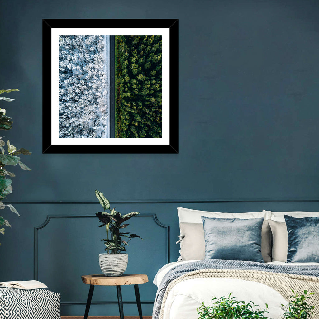 Summer and Winter Forests Wall Art