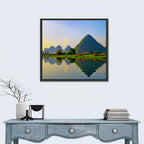 Yangshuo Reflection on Li River Wall Art
