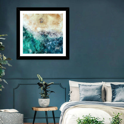 Ocean Beach Abstract Wall Art