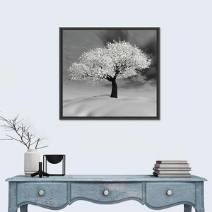 Cherry Tree In Winter Wall Art