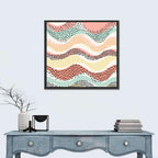Pastel Pond Waves Wall Art