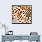 Monstera and Palm Leaf Pattern Wall Art
