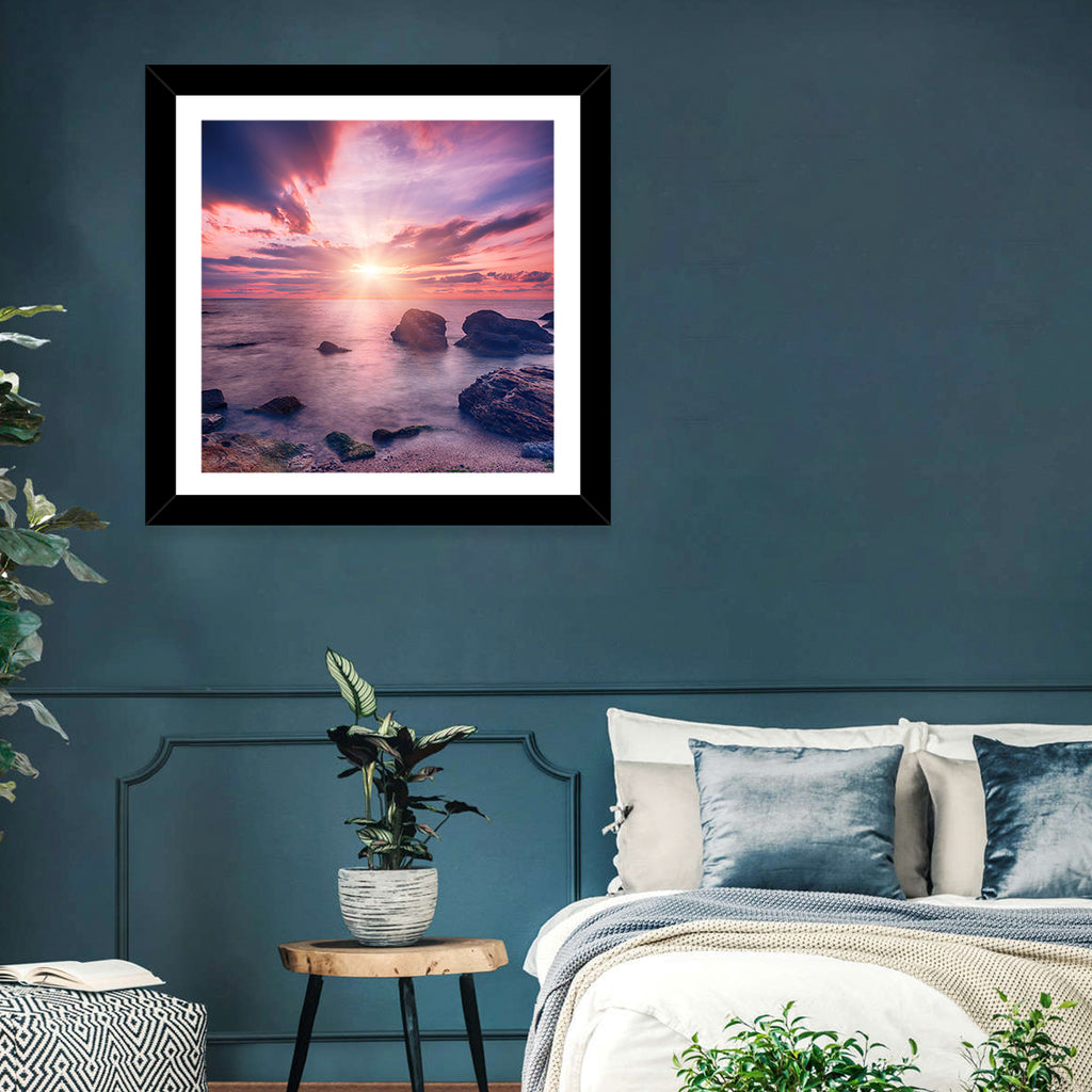 Ethereal Sea Sunrise Wall Art
