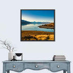 Lake Pukaki Golden Hour with Mount Cook Wall Art