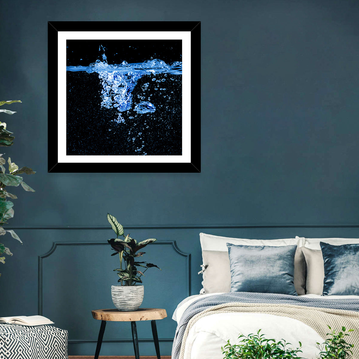 Underwater Bubble Motion Wall Art