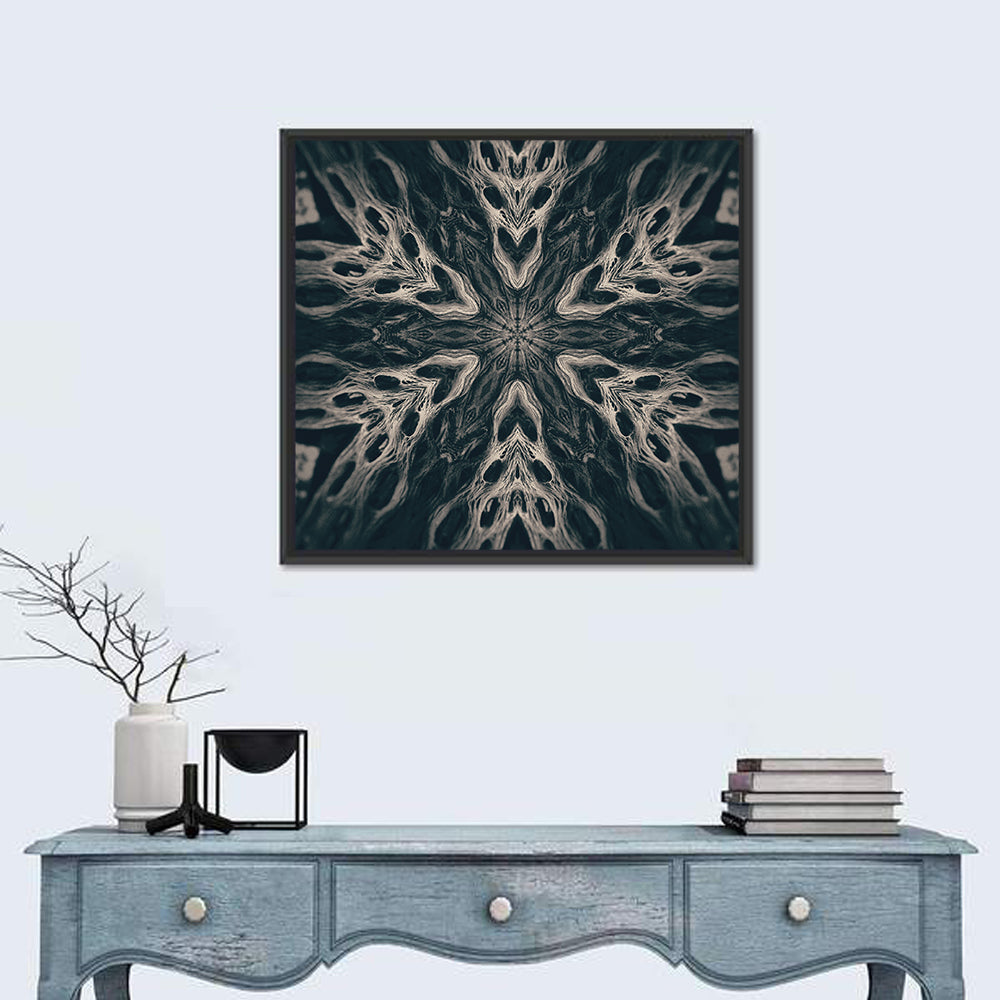 Gothic Demon Mandala Wall Art