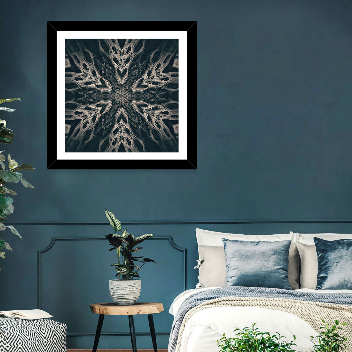Gothic Demon Mandala Wall Art