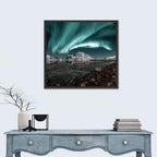 Lofoten Aurora Reflection Wall Art