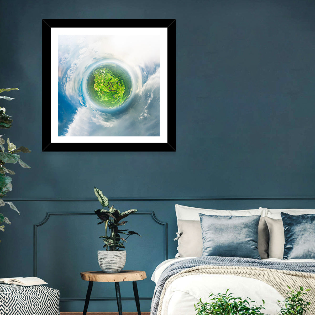 Earth Forest From Space Wall Art