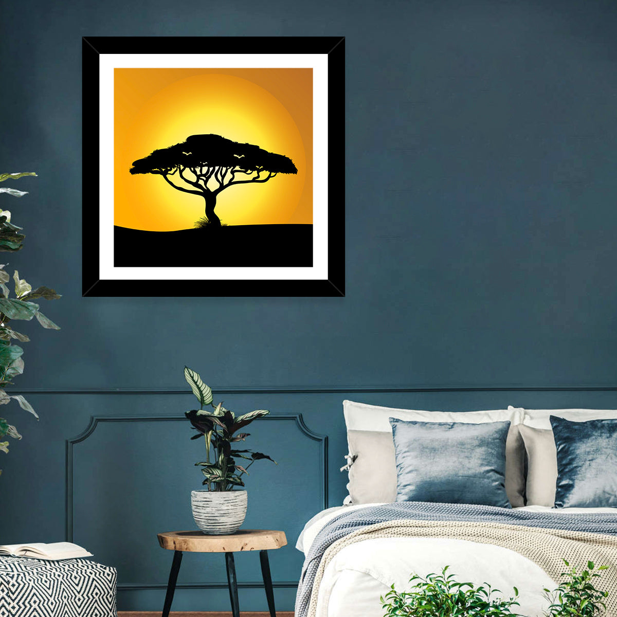 Tree at Sunset Wall Art