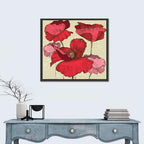 Vintage Poppy Illustration Wall Art