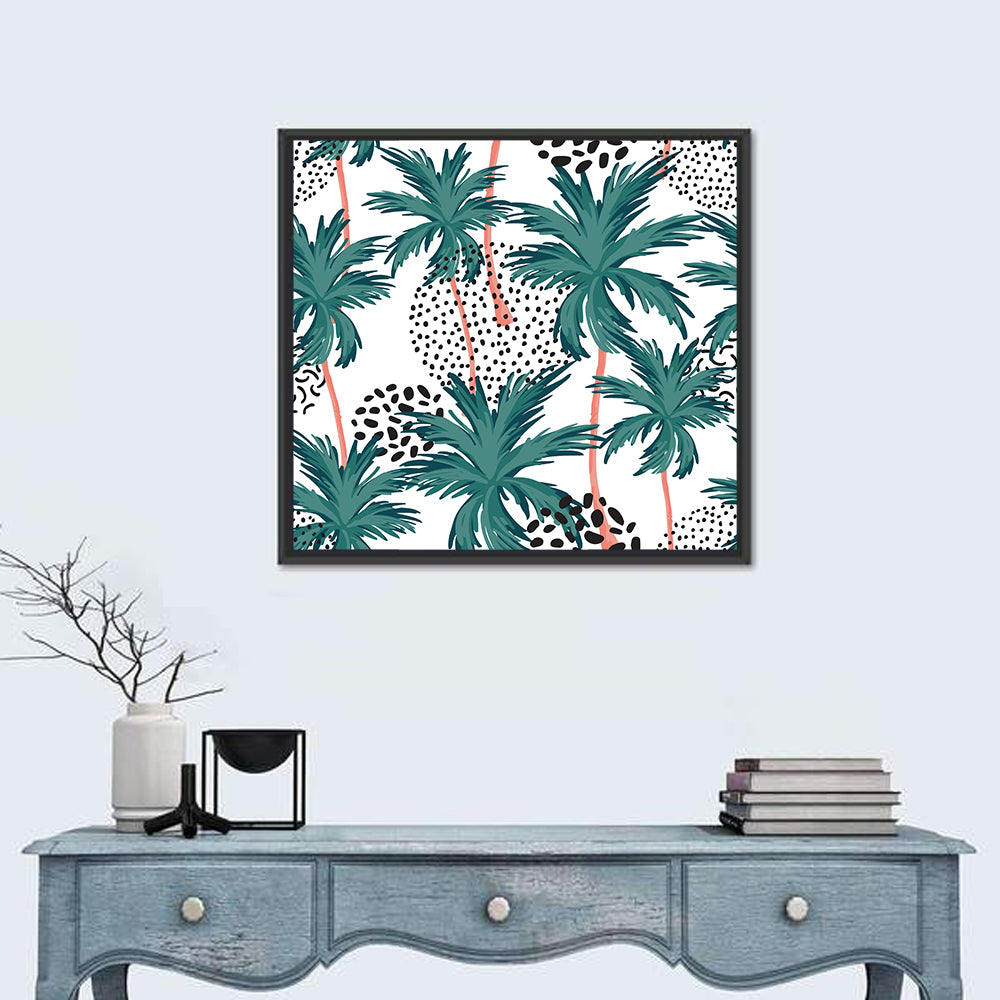 Palm Trees Abstract Wall Art