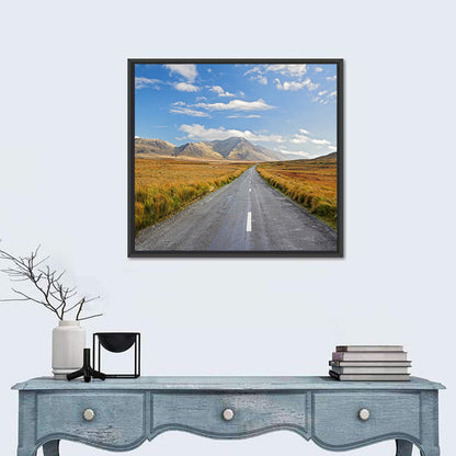 Road to Mountains Wall Art