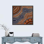 Rhythmic Dot River Wall Art