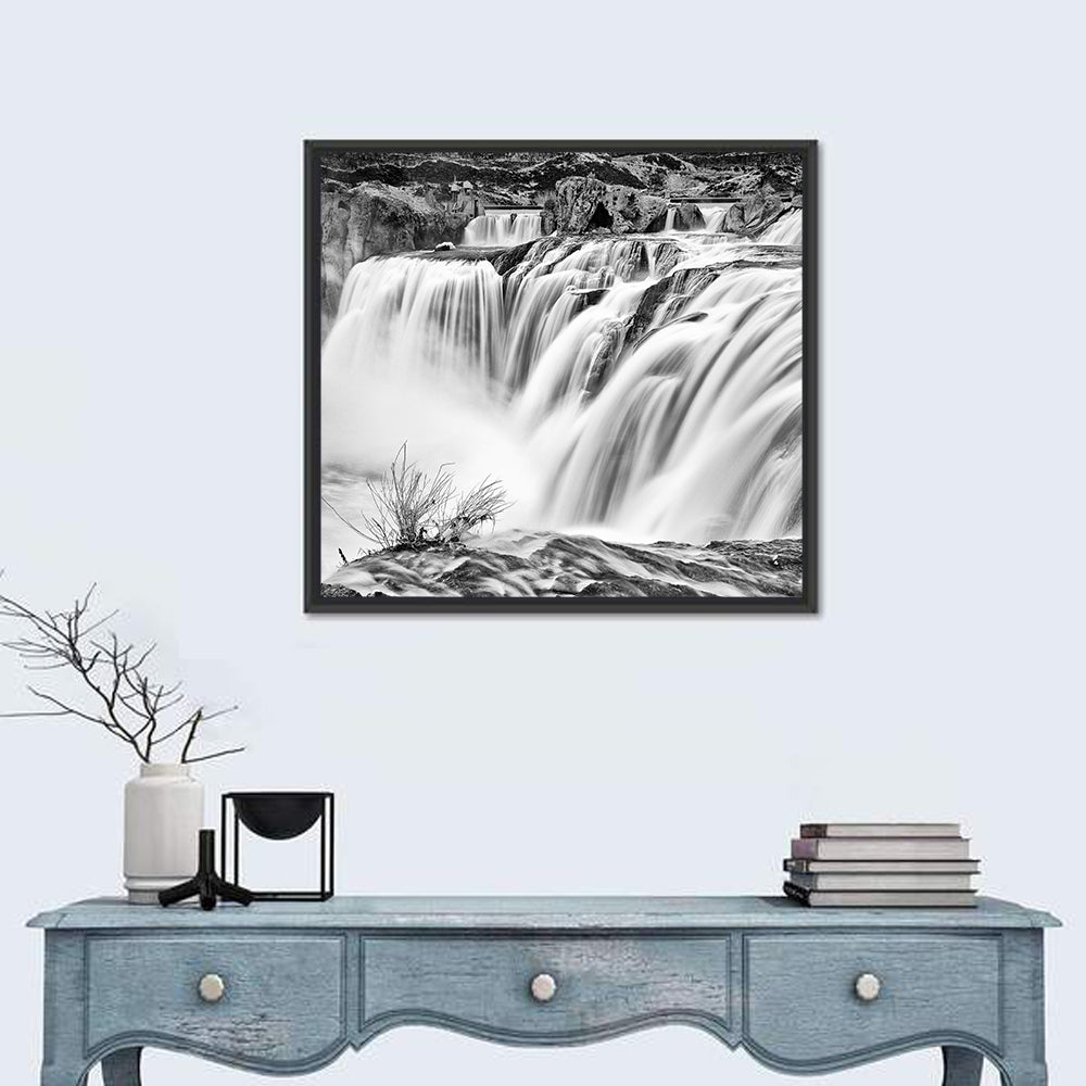 Shoshone Falls, Twin Falls Wall Art in a room, square