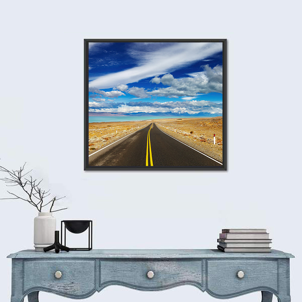 Road To Viedma Lake Wall Art